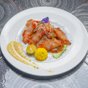 T11. Teppan Pork Jowl    铁板猪劲肉 100g