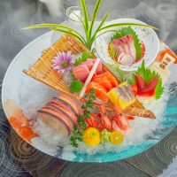 SA3. Sashimi 7 Kinds / 七点盛り刺身七品3pcs each
